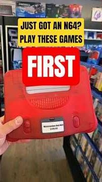 Just Got An N64? Start With These Games First! 🎮🔥 #Nintendo #n64 #nintendo64 #games #videogames #fyp