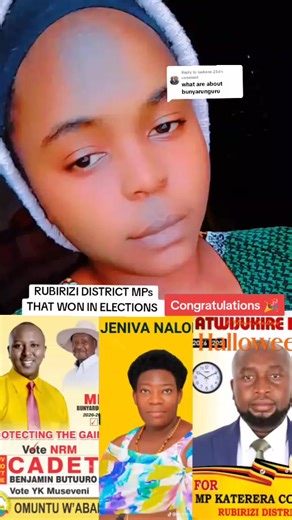Celebrating the Winning MPs from Rubirizi District