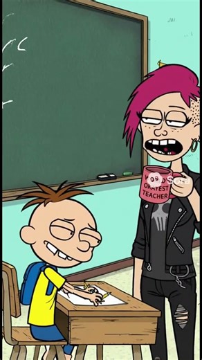 jeffy does his homework!