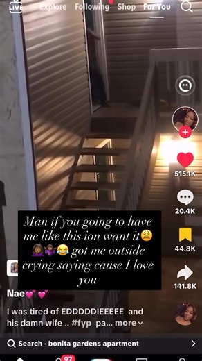 Yeah if you going to have me out here crying outside your door like this 😩🤷🏾‍♀️ ion want it 😂😂 | Bianca Vs Binky