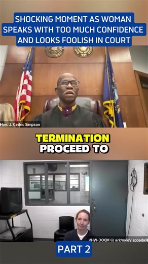 Confident Woman's Shocking Courtroom Moment