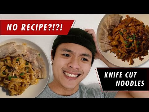 How to make Knife Cut Noodles (Dao Xiao Mian) FROM SCRATCH | SIMPLE AND EASY recipe