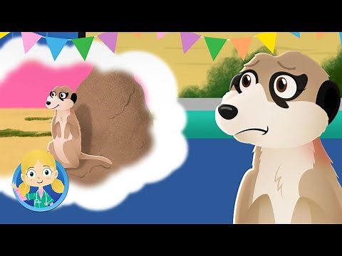 Jamila the Meerkat Visits Doctor Poppy On Safari | Animals For Kids | Cartoon Animals