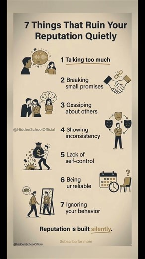 7 Things That RUIN Your Reputation 📉 (Top 1%) #stoicism #shorts