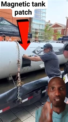 8.6K views · 24 reactions | A magnetic tank patch, it stops spillages and prevents tankers from bursting | Baba Manu Comics | Facebook