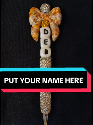 POV: Personalized beadable pens with names are the cutest way to make your stationery truly yours ✨ These custom beaded pens are perfect for gifts, teacher appreciation, party favors, or adding a stylish touch to your everyday writing. Handmade, aesthetic, and totally unique—because everything is better when it has your name on it! #PersonalizedPens #BeadablePens #CustomNamePens #HandmadePens #fyp