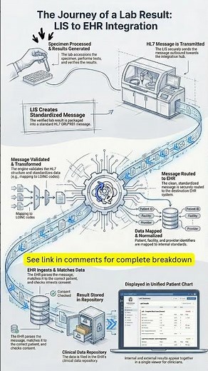 Healthcare Information Technology Project: Labs HL7 ORU Messages to EHR Integration #healthit