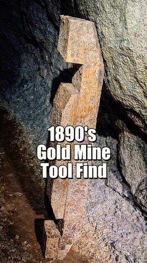 1890s Gold Mine Artifact #mineexploration #abandonedgoldmines #goldmine