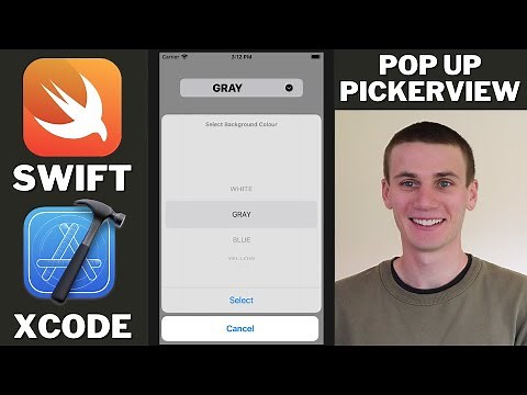 Pop Up Picker View Swift Xcode Tutorial - UIPickerView inside Alert Dialog
