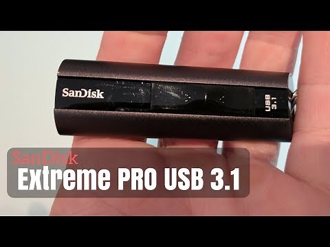 SanDisk Extreme PRO USB 3.1 Solid State Flash Drive SDCZ880-128G-G46 Unboxing and Test