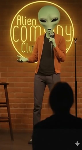 Stevie The funniest Alien in the World #comedy #standupcomedy #comedyshorts #aliens