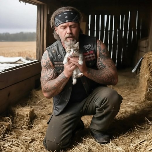 2.1K views | The scary biker who saved my dying cat turned out to be...