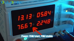 BULBTEK HP10-H4 LED HEADLIGHT BULB Power: 75W/start, 71W/stable...