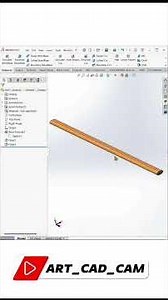 SolidWorks Flex Feature Tutorial: How to Use the Bending Tool #FlexFeature #BendingTool #shorts