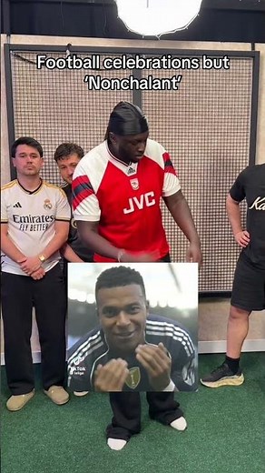 FOOTBALL CELEBRATIONS BUT NONCHALANT 😭 #shorts #soccer #memes