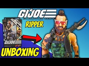 G.I. Joe Classified Series Dreadnok Ripper UNBOXING!