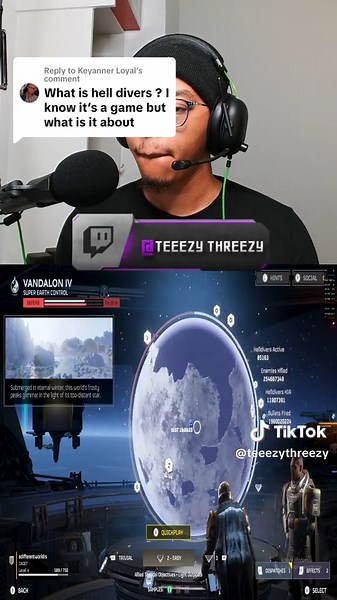 Replying to @Keyanner Loyal Exactly what is helldivers 2? #fyp #helldivers #gamingontiktok #reaction #twitch #streamer