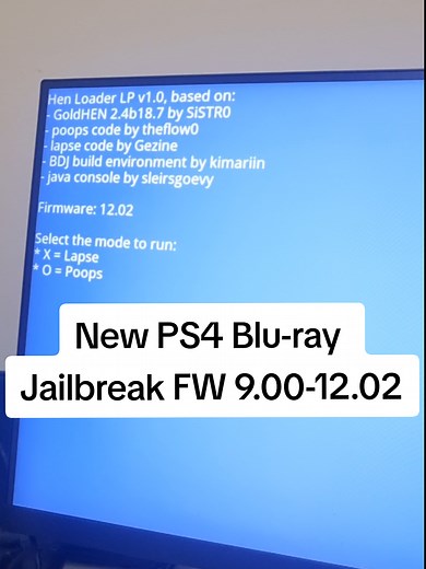 New PS4 Blu-ray Jailbreak for Firmware 9.00-12.02