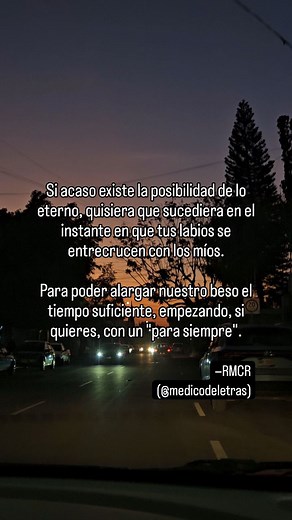 Déjame vivir eternamente entre tus labios. #poetry #poesia #poemas #amor #love | Ricardo Camacho