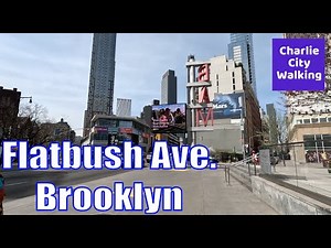 Flatbush Avenue, Brooklyn, New York Walking Tour through Park Slope and Downtown Brooklyn.