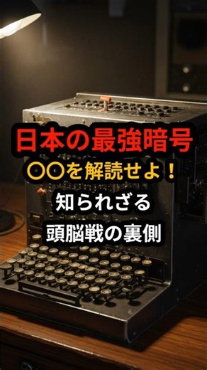 日本の最強暗号〇〇を解読せよ！ #shorts #歴史 #雑学