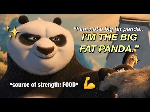 Kung Fu Panda but it’s just Po struggling to carry himself (literally😭)