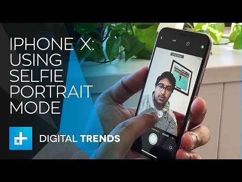iPhone X: Using Selfie Portrait Mode