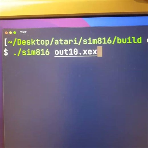 65C816 Safe Opcode Test on Atari RapidusOS + SDX 4.50 VM
