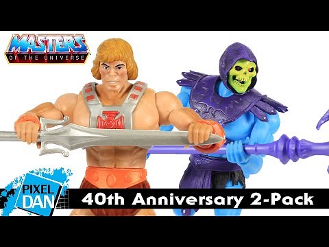 MOTU 40th Anniversary Masterverse He-Man & Skeletor Action Figures Review | Masters of the Universe