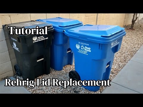 How To Replace A Rehrig Garbage Cart Lid