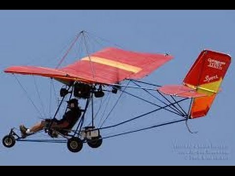 Flying Quicksilver MX Sport practice touch and go landings Roy Dawson video