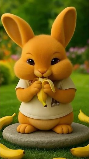 🍌ooh Banana hahahaha #3danimation #funny #cute