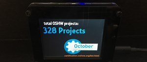PyPortal Open Source Hardware Total Projects Display #oshw #openhardwaremonth #pyportal @oshwassociation @DashblockHQ @adafruit #OHM2019 #oshwa @ohsummit #opensource #opensourcehardware @opensourceorg