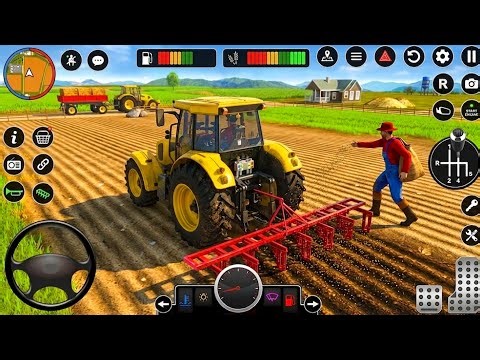 Modern Tractor Farming Driving Simulator 3D | New Tractor Games Android Gameplay
