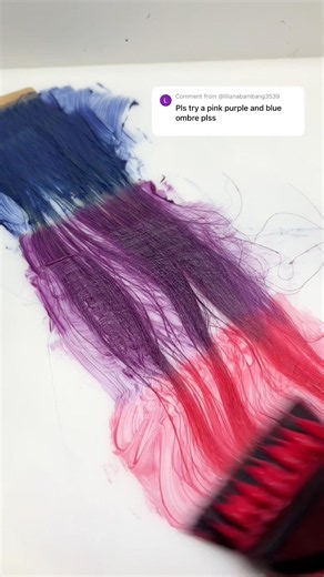 Coloring blue, purple and pink ombré hair 💙💜🩷 Pallure Color Pigment Refreshers