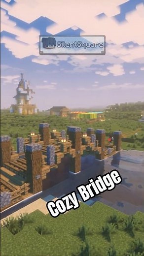 Watch Me Build This Cozy Minecraft Bridge ✨🌉