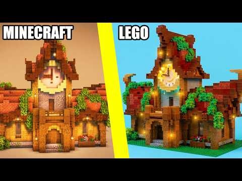 From MINECRAFT to LEGO CLOCK TOWER House! | BrickForge