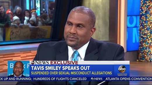 344K views · 2K reactions | Talk show host Tavis Smiley pushes back against allegations of sexual misconduct: “I have never groped, I have never coerced, I have never exposed myself inappropriately to anyone in 30 years…I celebrate and applaud these women who’ve had the courage to come out and tell their truth.” -- via Good Morning America | WSB-TV | Facebook