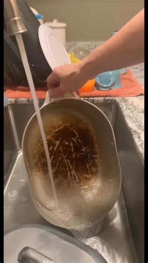 Samantha R Mancuso on Instagram: "How do you clean your magnalites or Macware? #crazycleaninglady225 #crazycleaninglady222 #cleaningtiktok #tiktokrefugee #cleaningvideos #potcleaning #dishes #washingdishes"