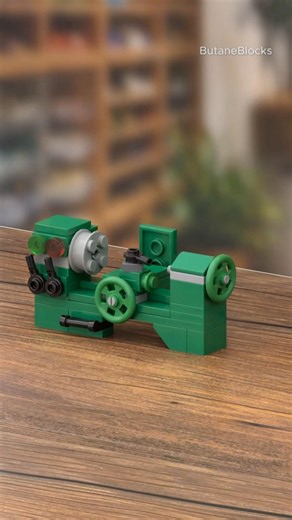 Compact LEGO Lathe #legomoc #legocreation