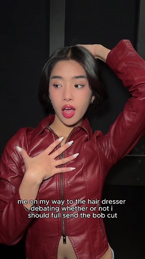 Sophia's Stunning Bob Cut Hairstyle by KATSEYE