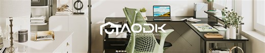 AODK: L Shaped Desk with 7 Drawers and 2 Power Outlets
