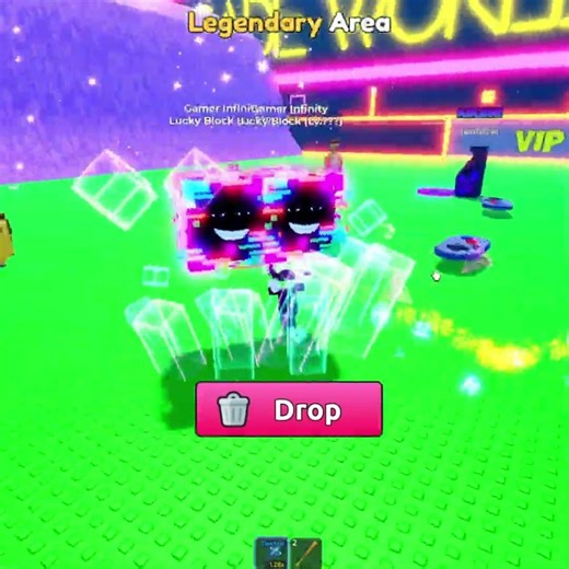 I got two new lucky block 😨 #roblox #tapblox