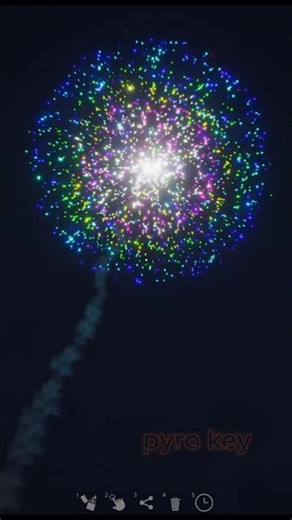 10 inch white inception #fireworks #pyrotechnica #fireworksmania #satisfying #roblox #gaming