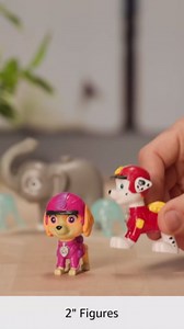 Paw Patrol: Jungle Pups Marshall, Skye & Elephant Action Figures with Projectile Launcher, Kids Toys for Boys and Girls Ages 3 and Up