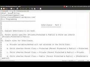 Inheritance in C++ - Part 1