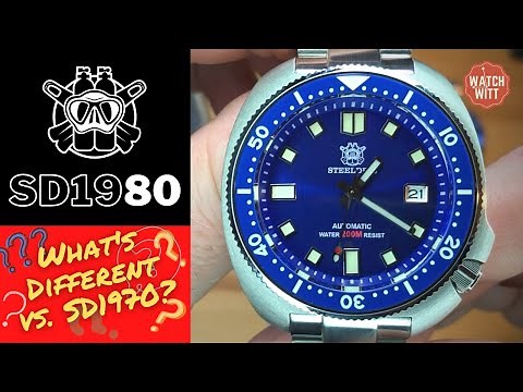 SD1980 What's Different vs. SD1970? STEELDIVE Unboxing