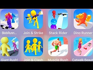 Dino Runner,Catwalk Beauty,Stack Rider,Muscle Rush,Blob Runner,Join & Strike,Giant Rush,Join & Clash