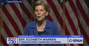 Senator Elizabeth Warren Campaigns in New Hampshire