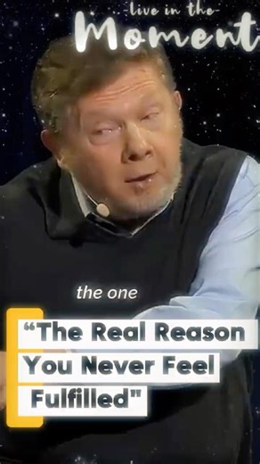 “The Real Reason You Never Feel Fulfilled (Eckhart Tolle Insight)” #consciousness #presentmoment